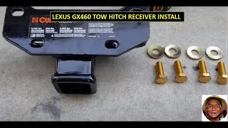 20102019 Lexus GX460 tow hitch receiver installation