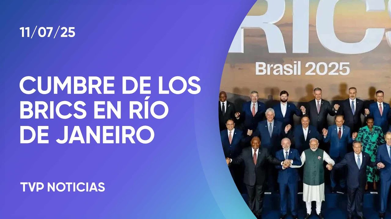 La cumbre de los BRICS en medio de las tensiones con Donald Trump - YouTube