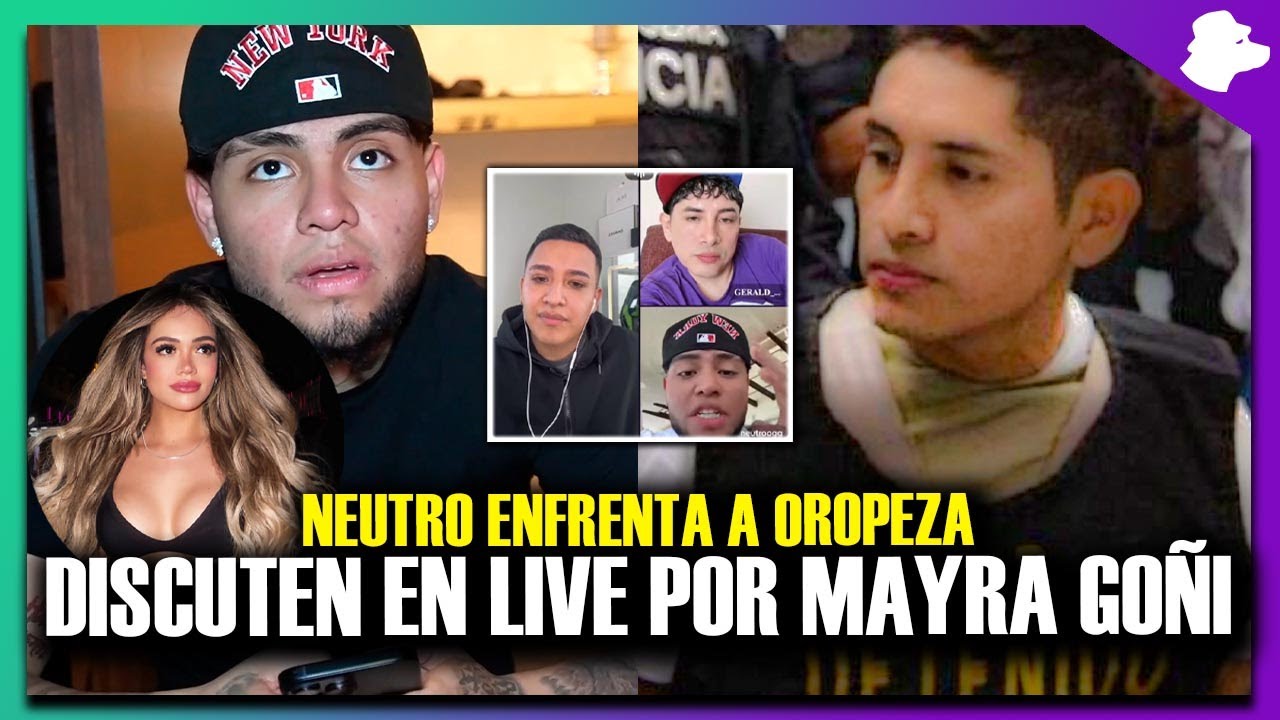 NEUTRO CONFRONTA A GERALD OROPEZA POR HABLAR DE MAYRA GOÑI EN LIVE DE CARLITOS TV