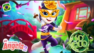 Bamboo Chopping Sticks🎍🤤 Talking Angela 2 Update Right Now 😩 screenshot 5