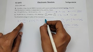 EC GATE 2016 2M - MOSFET