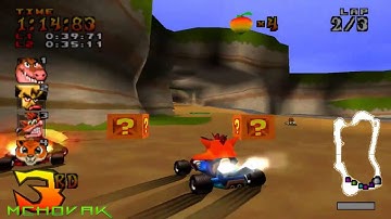 CTR Crash Team Racing Playstation 1 gameplay