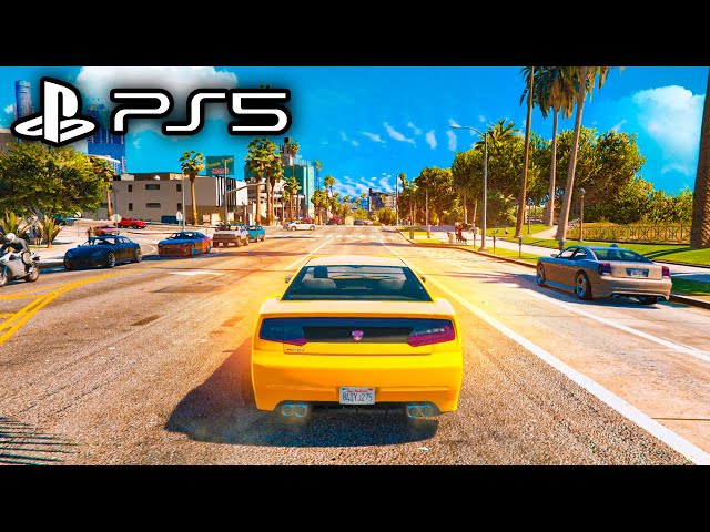 JOGANDO GTA 5 NO PLAYSTATION 5! TESTANDO OS GRÁFICOS E VELOCIDADE DO PS5 