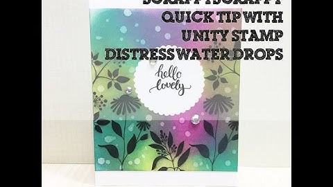 ScrappyScrappy - Distress Ink Water Drops