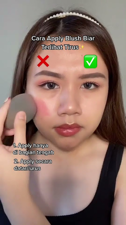 CARA PAKAI BLUSH ON YG BENAR #shorts