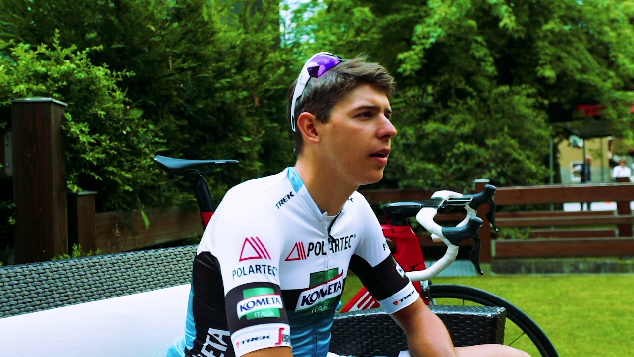 Patrick Gamper vom Team Polartec-Kometa im  Interview