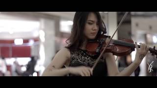 Save The World Live Cover - Kezia Amelia on Mercedez Benz Exhibit