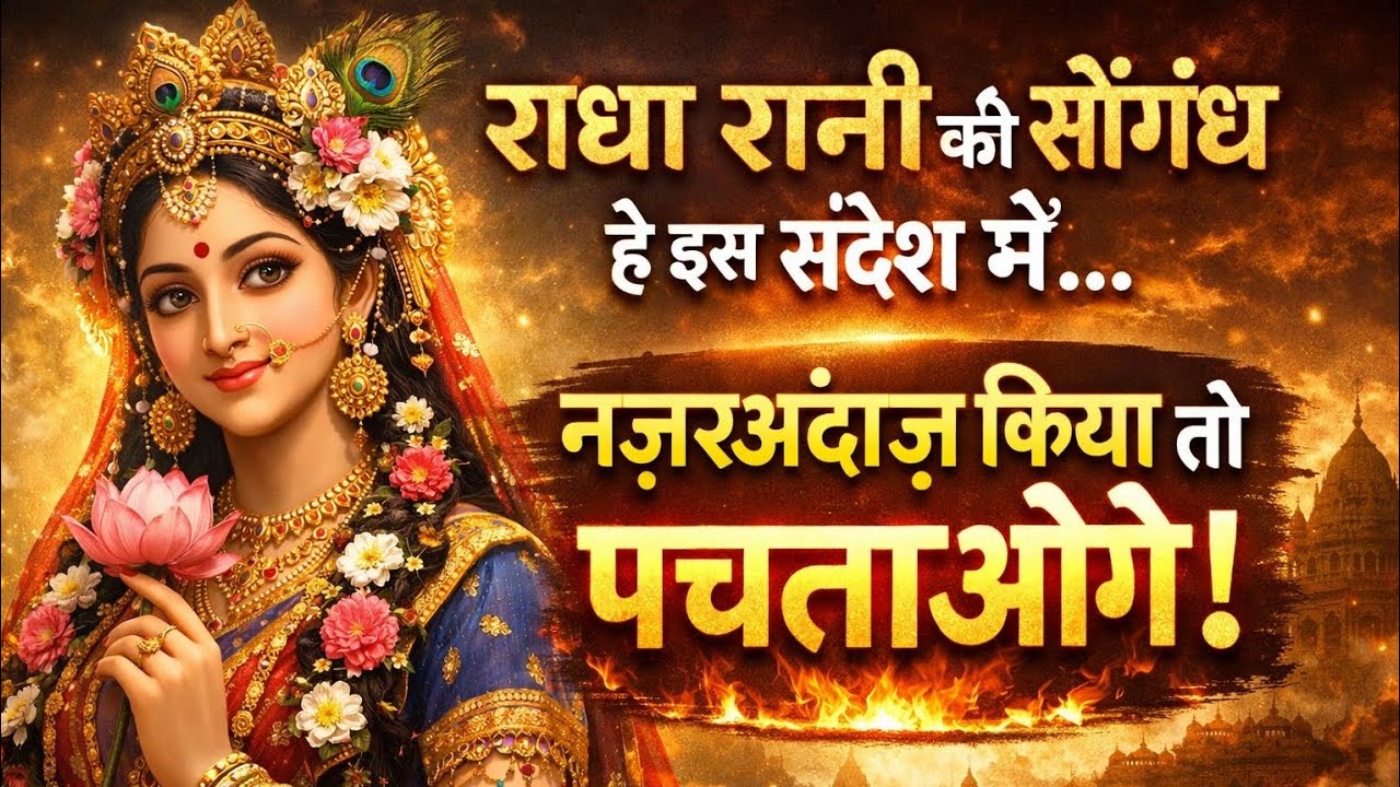 राधा रानी की सोंगंध हे इस संदेश में | Radharani ka ashirwad⁩ #motivation #maa