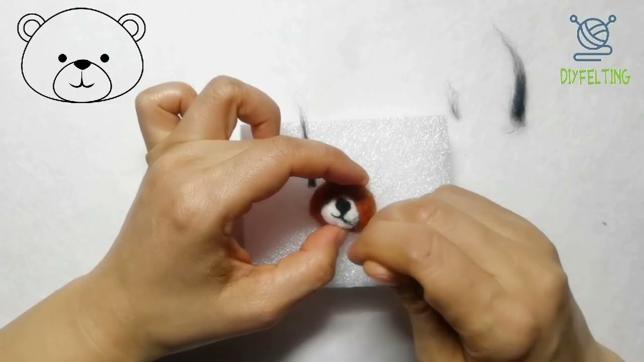 Felted Bear Pin Tutorial for Beginners: So Easy!