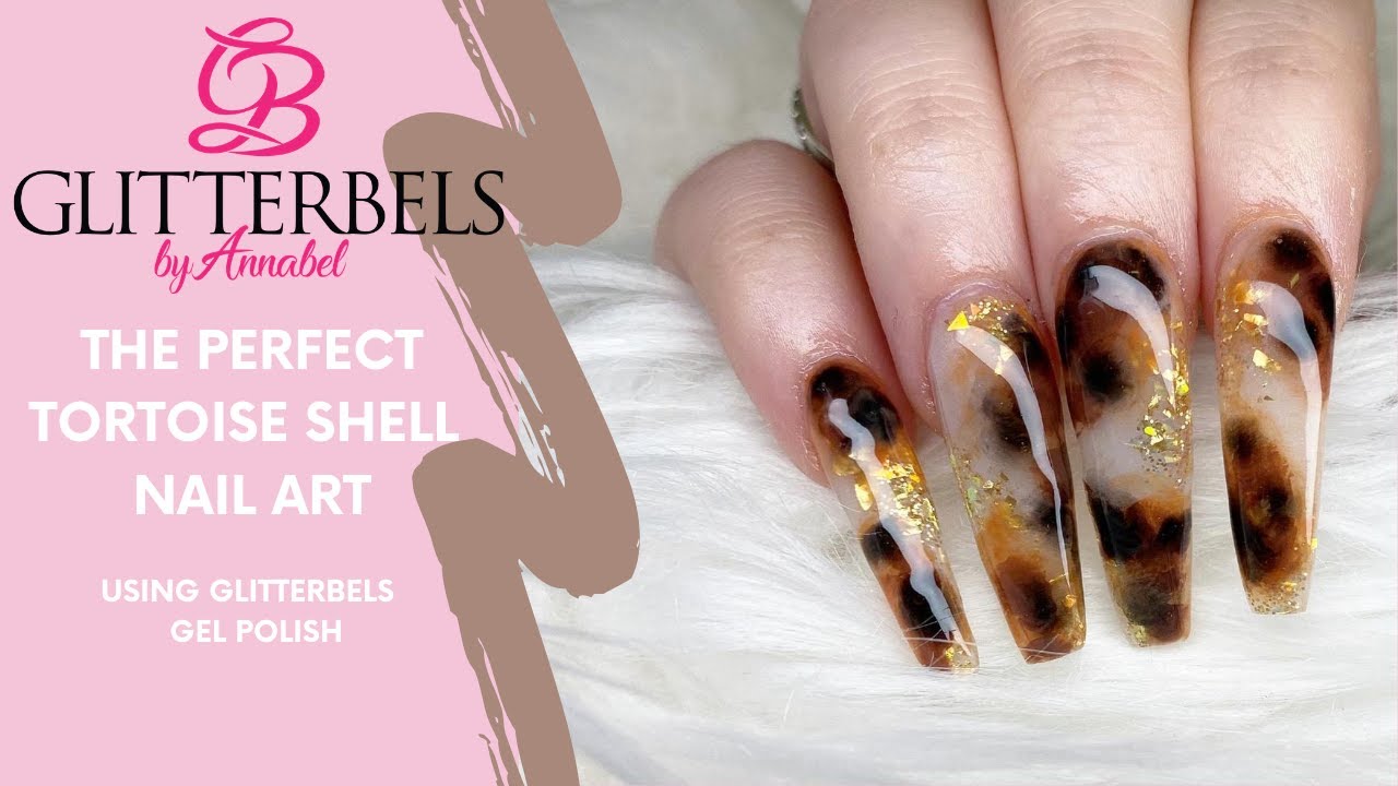 How To Create The Perfect Tortoise Shel Nail Art Using Glitterbels Gel Polish With Amy Measey Youtube