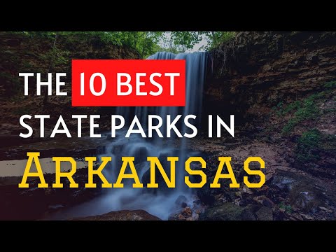 Video: The Best Arkansas State and National Parks