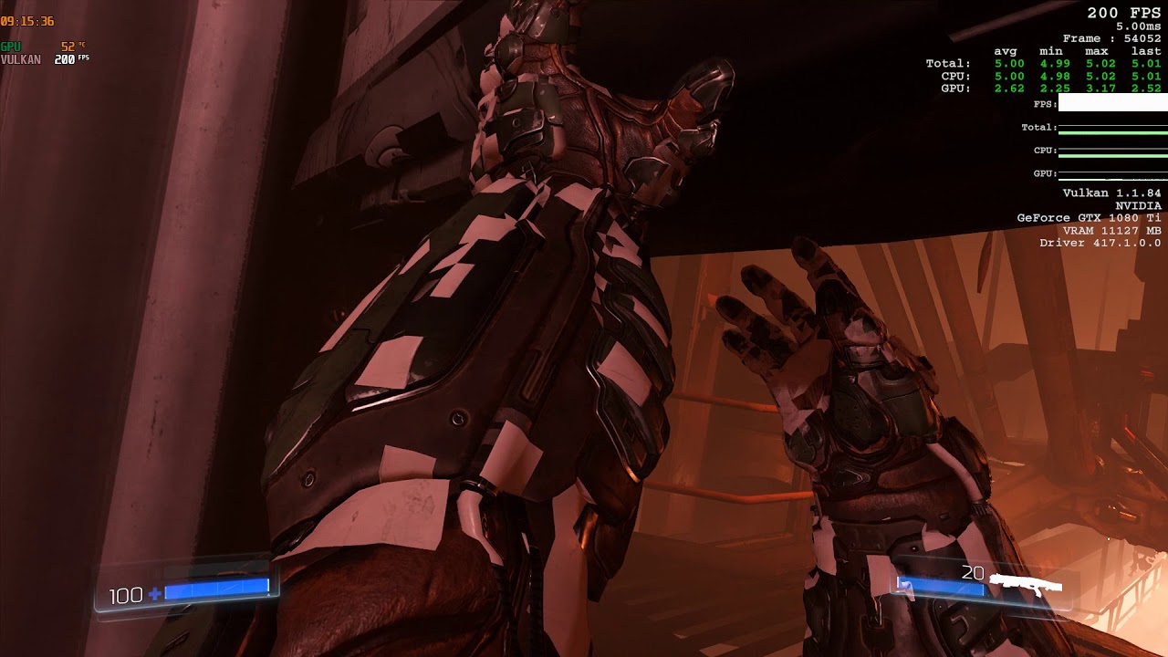 Doom Graphic Issues Vulkan and OpenGL