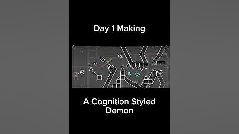 Day 1 Making A Top 1 Extreme Demon #extremedemon #geometrydash #gdlayout #cognition