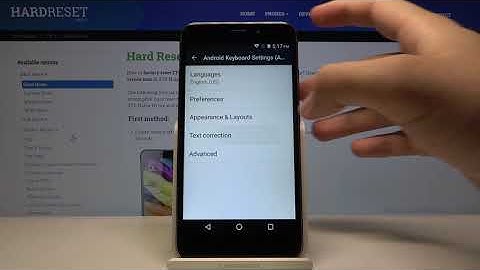 How to Locate Text Correction Options in ZTE NUBIA N1 LITE – Find Spell Check