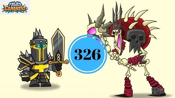 Tower defens/Tower Conquest:gameplay walkthrough best team part 326 (ios, android&pc)