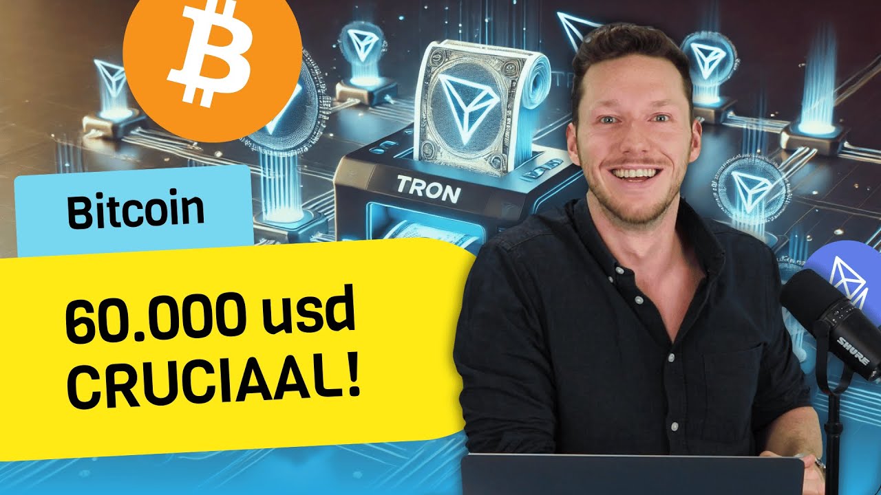 BTC 60.000 USD: erop of eronder | TRON +25%! | Crypto nieuws vandaag | #1166