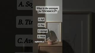 Enormous Sözünün Antonimi Hansıdır? Özoyunu