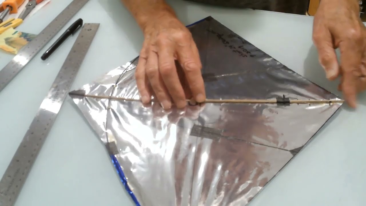 Adjusting The Spin Of A Fighter Kite, PART 2  SPINE SHAPE