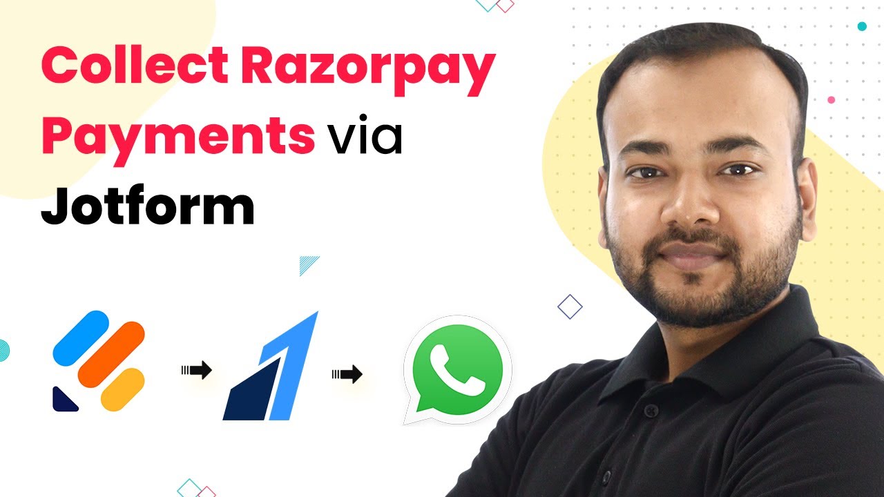 Collect Payment on Jotform Submission from Razorpay payment Link via WhatsApp