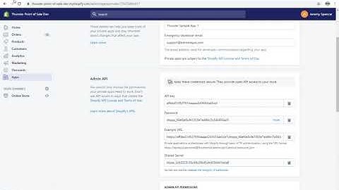 Shopify Integration Setup with ThunderPOS