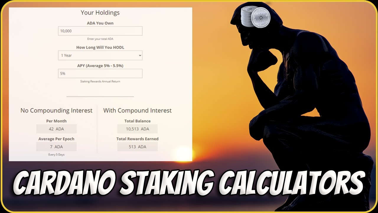 Cardano Staking Rewards Calculator Updated! ADA Staking Reward - YouTube