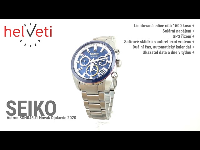 reloj de hombre SEIKO ASTRON SSH045J1 Novak Djokovic