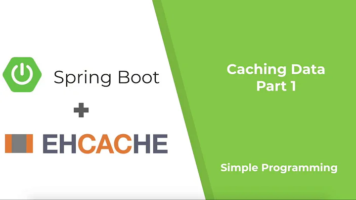 Spring Boot - Caching Data - Introduction | Part 1 | Simple Programming