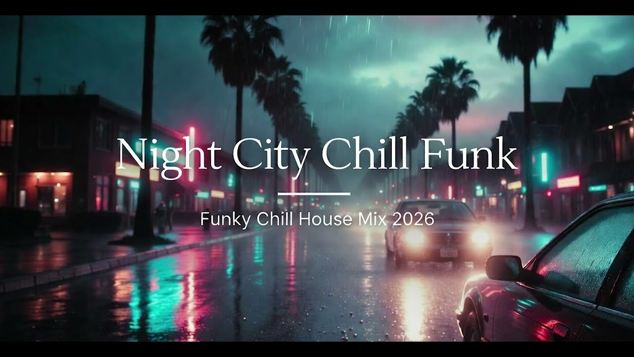 🌃 Night City Chill Funk 🌌2.5 Hours Deep Bass Grooves & Neon Relax