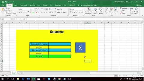 Cara Membuat Kalkulator pada Excel