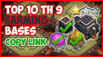 TOP 10 TH 9 FARMING/HYBRID BASES with COPY LINK 2020 #5