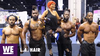 L.A. Hair | Kim Kimble Gets Pissed With GoShady's Grand Entrance | WE tv