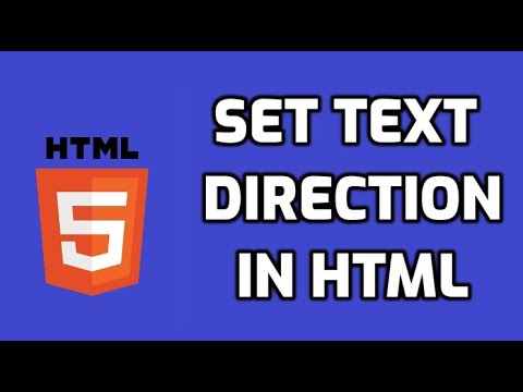 12 how to use text direction in html Bangla tutorial. - YouTube