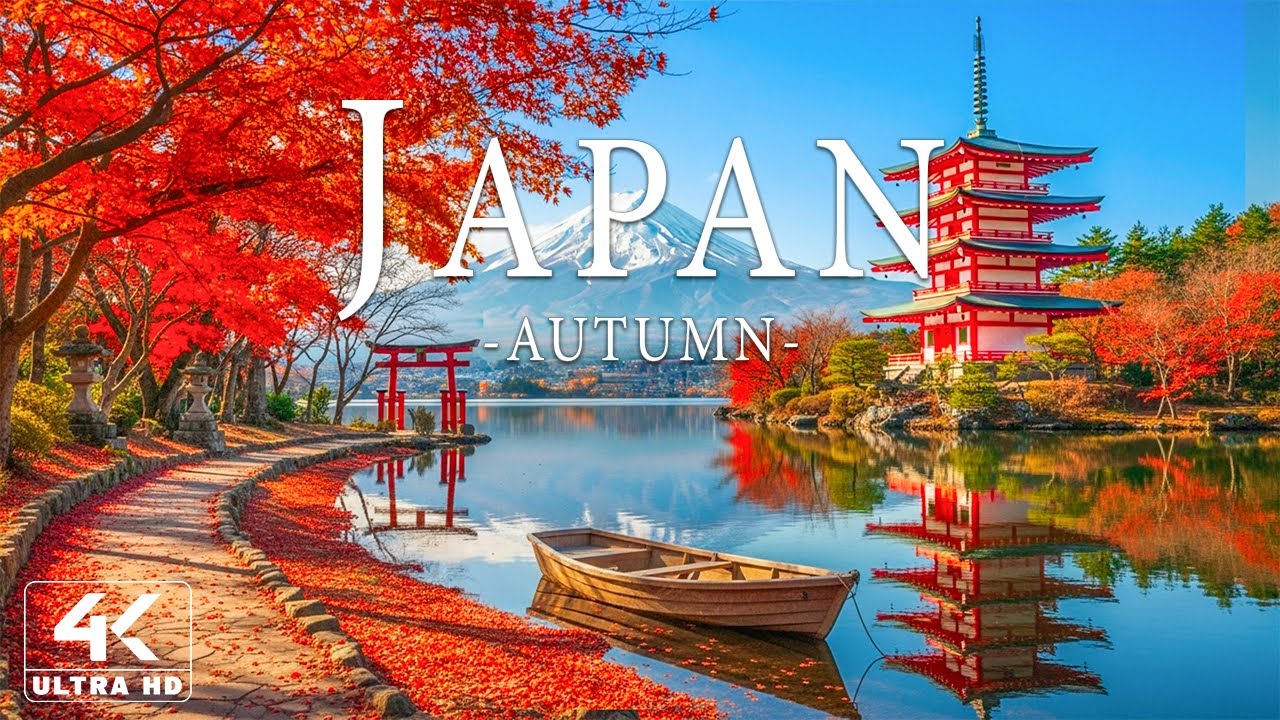 Autumn in Japan 4K 🍁 Stunning Fall Foliage, Fiery Maple Forests & Peaceful Nature Scenery
