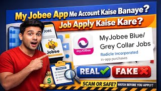 How to create an account in My Jobee App | How to apply for a job through My Jobee App | Real or ... screenshot 3