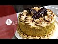 Vanilla Sponge Cake With Mocha Butter Cream