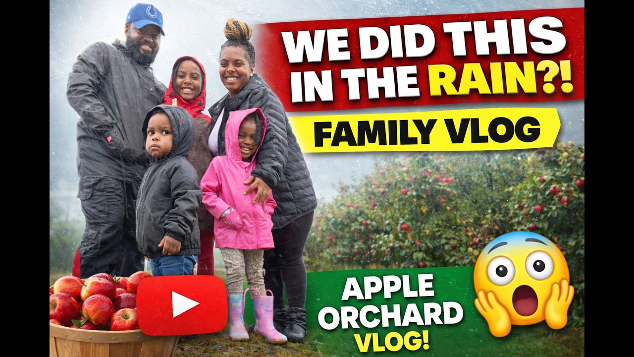 Apple Orchard Vlog 🍎 | We Didn’t Expect THIS… 🌧️