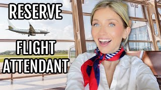 THIS NEVER HAPPENS ON RESERVE!! // FLIGHT ATTENDANT LIFE