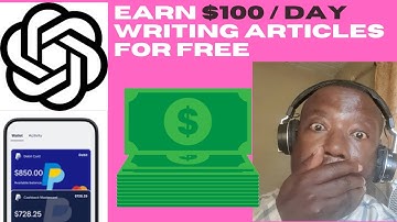 EARN $100 PER DAY WRITING ARTICLES FOR FREE