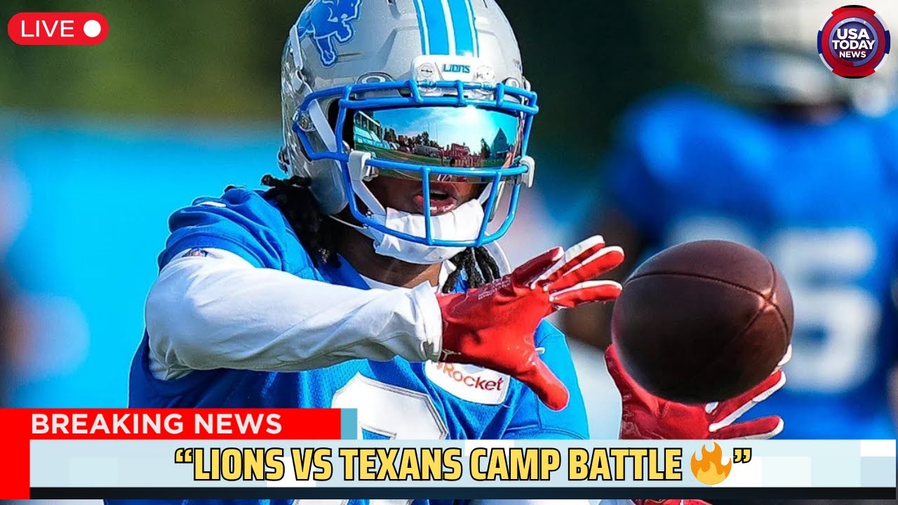 Lions vs Texans Final Training Camp | Jahmyr Gibbs & Derek Stingley Shine । USA TODAY NEWS