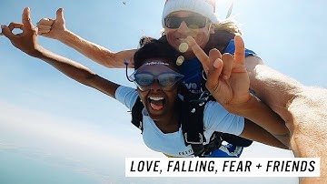 what skydiving taught me about love, falling, fear + friends // australia