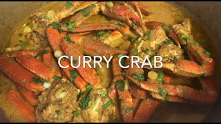 Authentic Curry Crab Legs