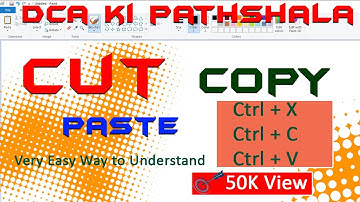 How to Cut Copy Paste in MS Paint - 2024 | Computer Course in Hindi | ADCA Course | MS Paint 2024