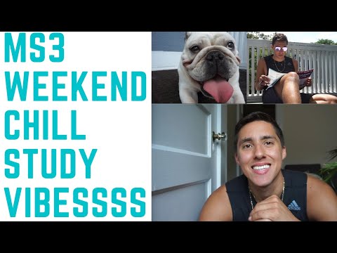 STUDY + CHILL (MEDICAL STUDENT WEEKEND) | FINDING A BALANCE