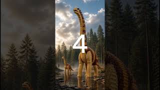 The 7 Tallest Dinosaur to Ever Live - But in Lego #dinosaur #lego #jurassic