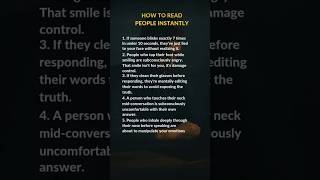 How to Read People Instantly | PsychologyTricks to Understand Anyone Fast