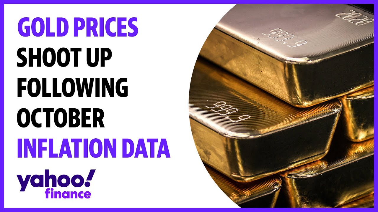 Gold prices shoot up following October inflation data - YouTube