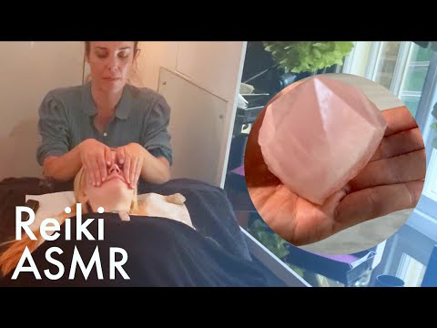 ASMR Quartz crystal reiki cleansing (Unintentional, real person asmr)