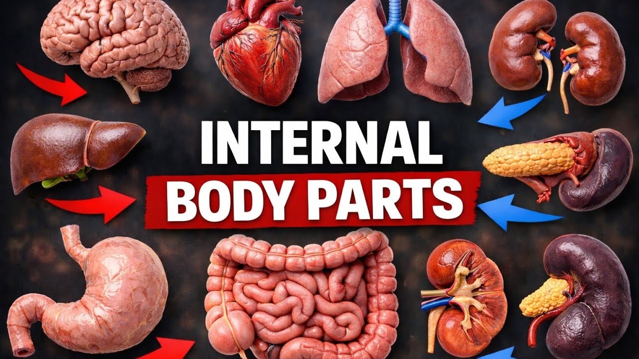 Intrical Part Internal body parts with their works and pictures | Human Body parts ...