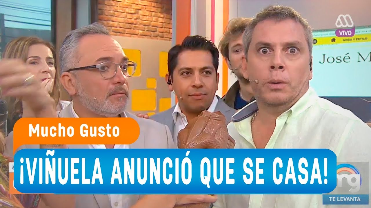 ¡Viñuela anunció que se casa! - Mucho gusto 2018