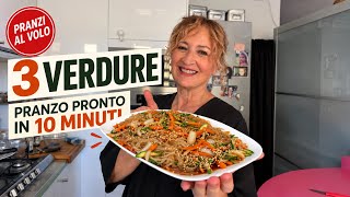 Spaghetti di soia con verdure: ricetta velocissima pronta in 10 minuti